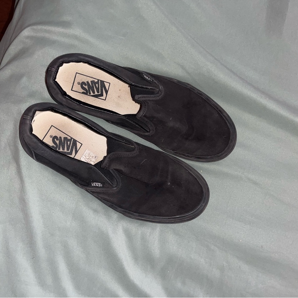 Black Slip-On Vans